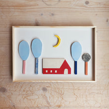 Load image into Gallery viewer, Collage Haus und Bäume 31