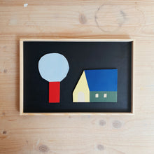 Lade das Bild in den Galerie-Viewer, Collage Haus und Baum 12