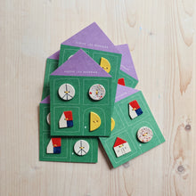 Load image into Gallery viewer, Set of 6 ceramic buttons