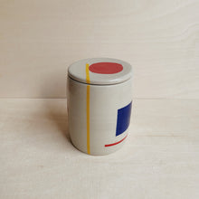 Load image into Gallery viewer, Gefäß mit Deckel in Kooperation mit Atelier Eva Strobel / Abstract Shapes 11