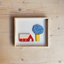 Lade das Bild in den Galerie-Viewer, Collage Haus und Baum 22