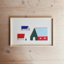 Lade das Bild in den Galerie-Viewer, Collage Drei Häuser 05