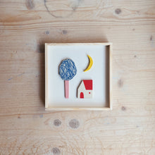 Load image into Gallery viewer, Collage Haus und Baum 29