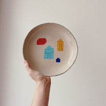 Lade das Bild in den Galerie-Viewer, Schale (L) Häuser 01
