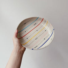 Lade das Bild in den Galerie-Viewer, Schale (L) Linien und Punkte 01