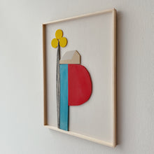 Load image into Gallery viewer, Collage Abstracts and a house 2