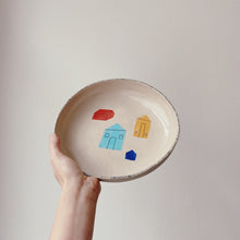 Lade das Bild in den Galerie-Viewer, Schale (L) Häuser 01