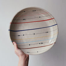 Lade das Bild in den Galerie-Viewer, Schale (XL) Linien und Punkte 01