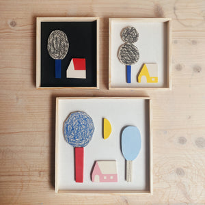Collage Haus und Baum 27