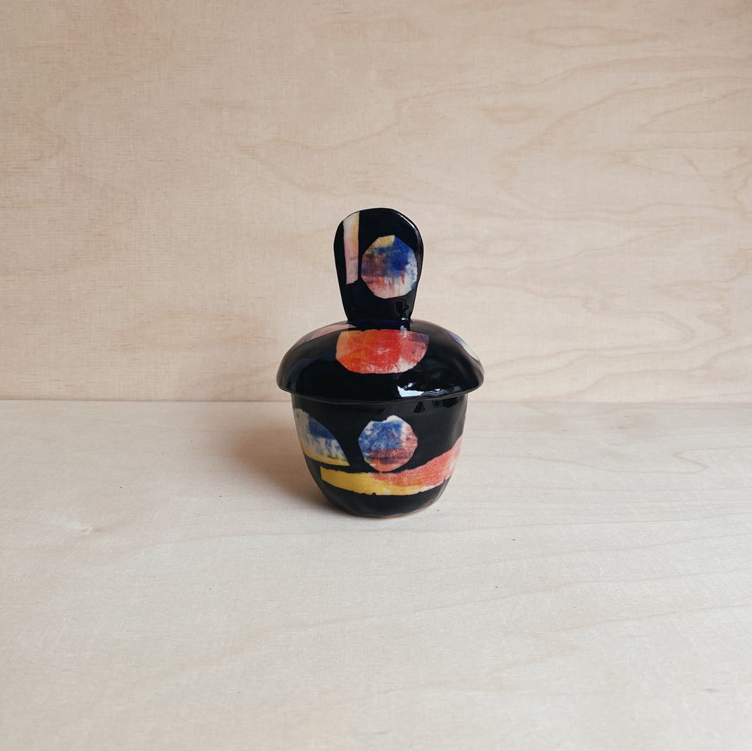 Lidded pot object No 8