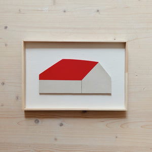 Collage House with red roof 3