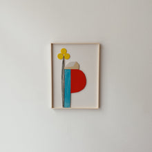 Lade das Bild in den Galerie-Viewer, Collage Abstrakte Formen und ein Haus 2

