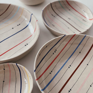 Bowl (S) lines and dots 01